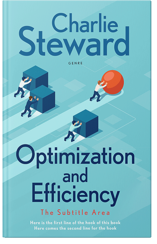 Front view of Premade Business Book Cover - Riptide