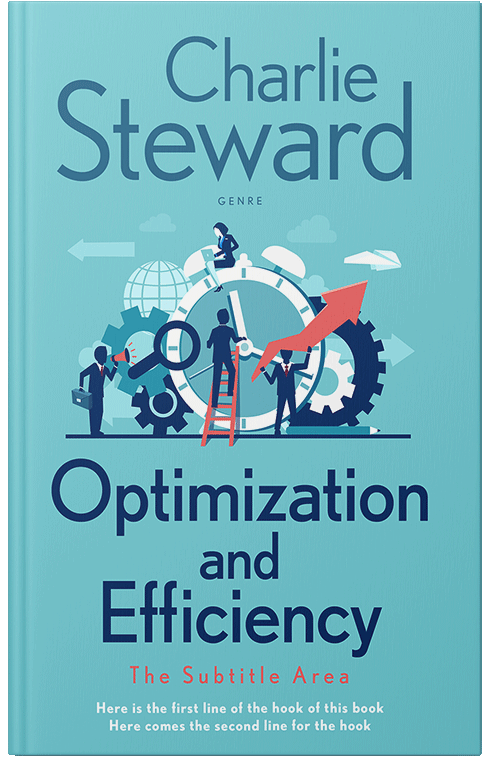 Front view of Bermuda #21364 - Premade Self-Improvement & Self-Help Book Cover