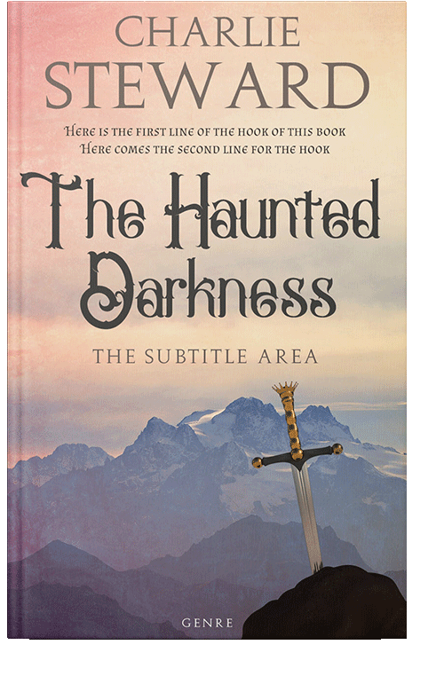 Front view of Clam Shell #21388 - Premade Fantasy Book Cover