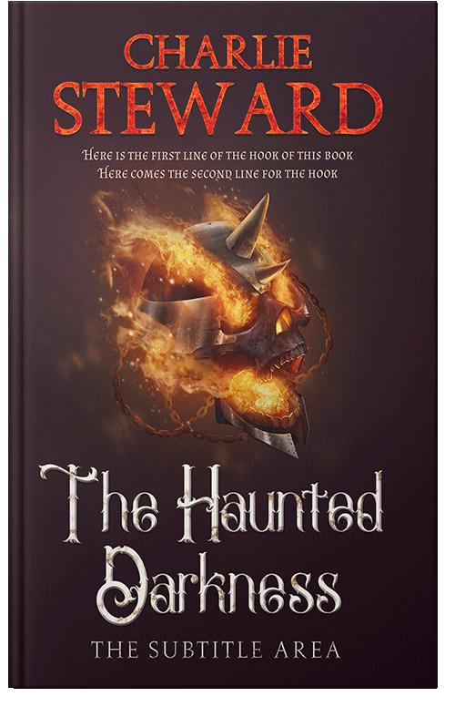 Front view of Eclipse #21393 - Premade Fantasy Book Cover