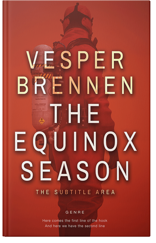 Front view of Roof Terracotta #21394 - Premade Apocalyptica Book Cover