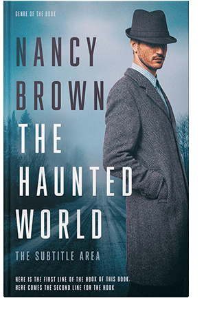 Pre Made Book Cover Blue Dianne