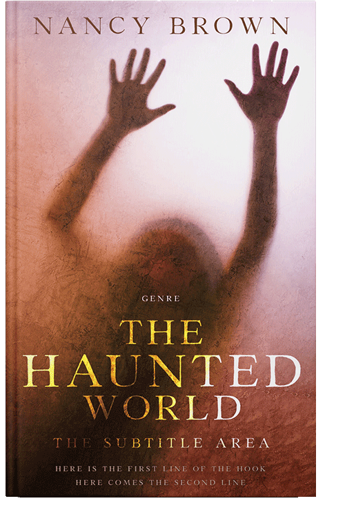 Front view of Cavern Pink #21412 - Premade Horror Book Cover