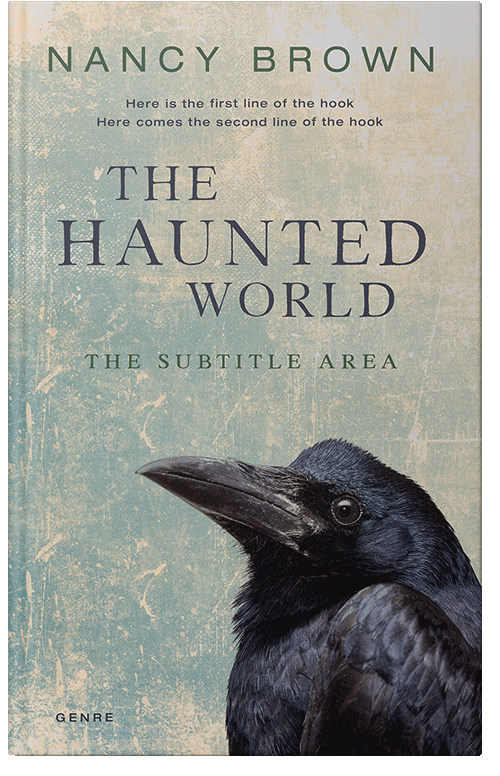 Front view of Premade Horror Book Cover - Green Spring