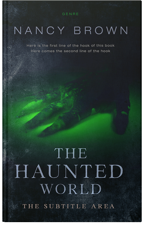 Front view of Black Bean #21426 - Premade Apocalyptica Book Cover