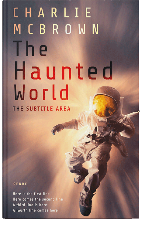 Front view of Russett #21432 - Premade Science Fiction Book Cover