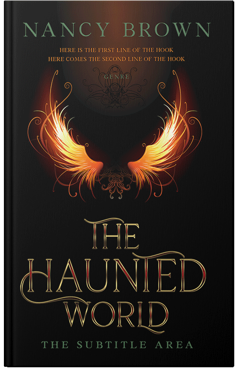 Front view of Premade Fantasy Book Cover - Night Rider