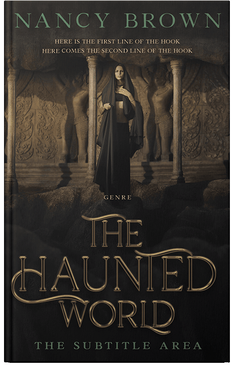 Front view of Zeus #21442 - Premade Fantasy Book Cover