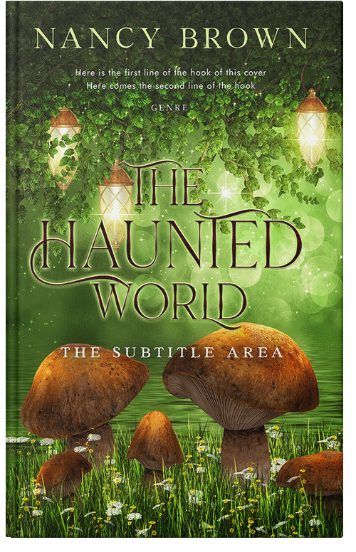 Front view of Clover #21450 - Premade Fantasy Book Cover