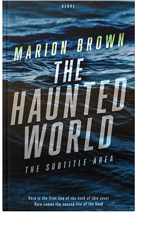 Pre Made Book Cover Powder Ash