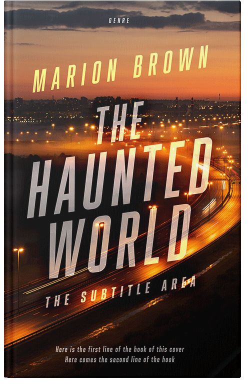 Front view of Premade Mystery & Thriller & Suspense Book Cover - Coffee Bean