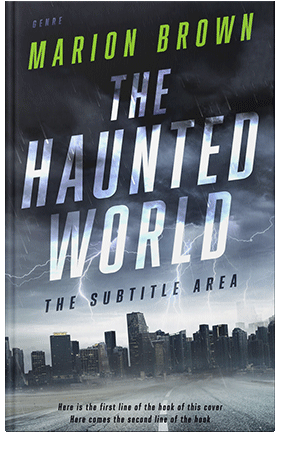 Pre Made Book Cover Ebony Clay