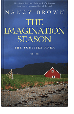 Pre Made Book Cover Chambray