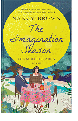 Pre Made Book Cover Pickled Bluewood