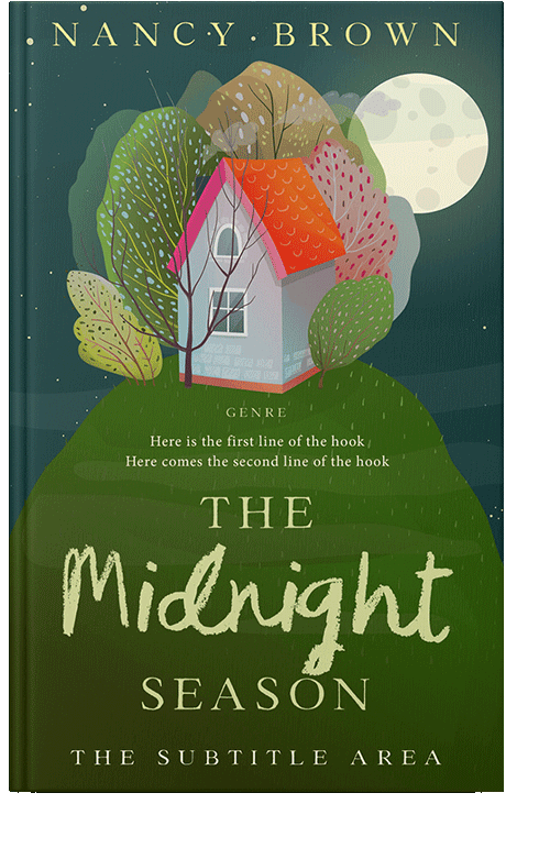 Front view of Mallard #21491 - Premade Fantasy Book Cover