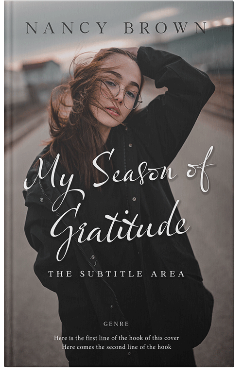 Front view of Cod Gray #21495 - Premade Teen & Young Adult Book Cover