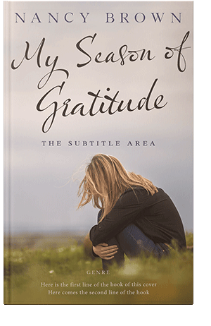 Pre Made Book Cover Swirl