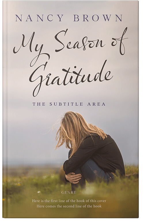 Front view of Premade Teen & Young Adult Book Cover - Swirl