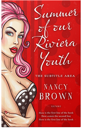 Pre Made Book Cover Mandys Pink