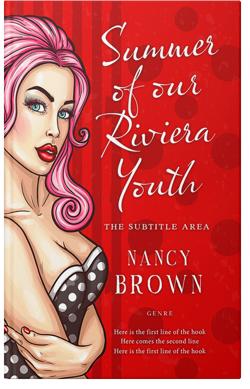 Front view of Premade Erotica Book Cover - Mandys Pink