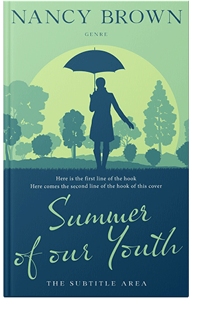 Pre Made Book Cover Chathams Blue