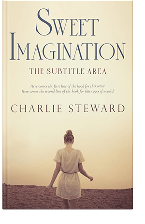 Pre Made Book Cover Citrine White