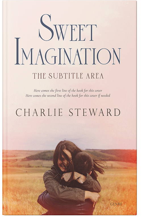 Front view of Leather #21508 - Premade Romance Book Cover