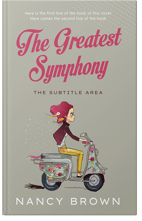 Front view of Premade Chick Lit Book Cover - Eagle