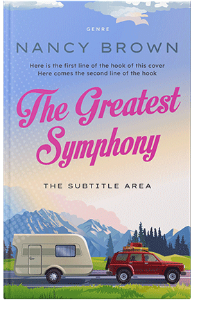 Pre Made Book Cover Blue Haze