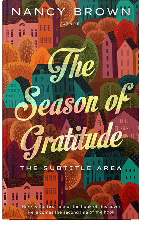 Front view of Black Marlin #21518 - Premade Literary Fiction Book Cover