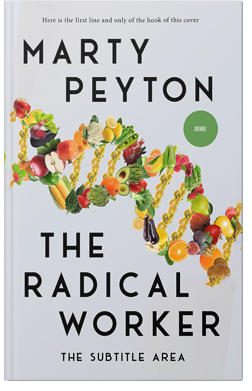 Front view of Premade Cookbooks & Food & Wine Book Cover - Mischka