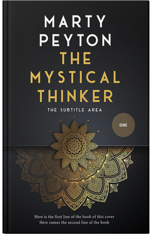 Front view of Premade Religion & Spirituality Book Cover - Woodsmoke