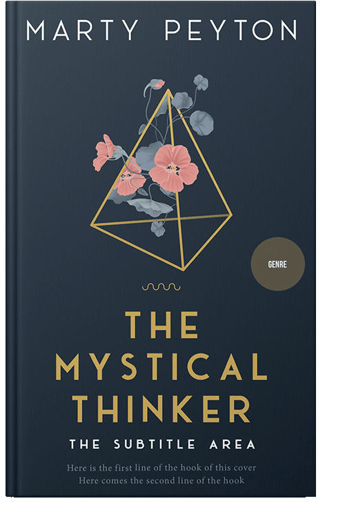 Front view of Gable Green #21550 - Premade Abstract Book Cover