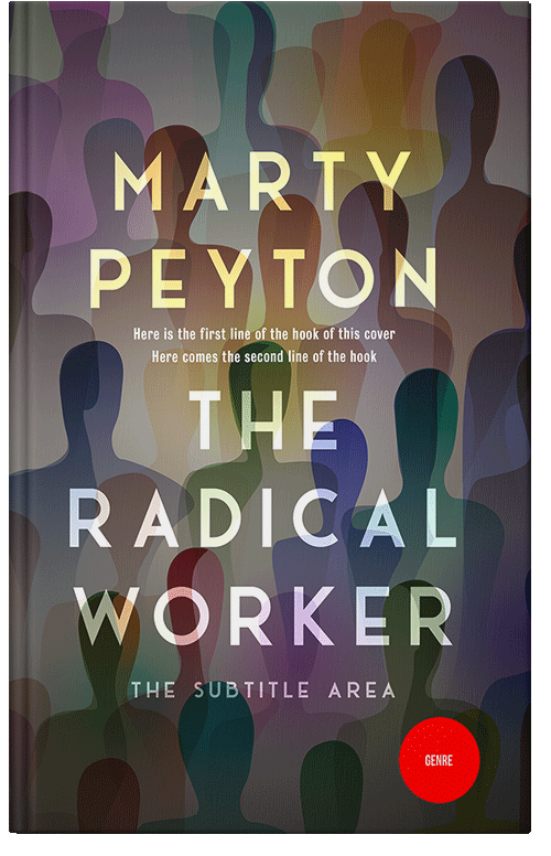 Front view of Dorado #21553 - Premade Abstract Book Cover