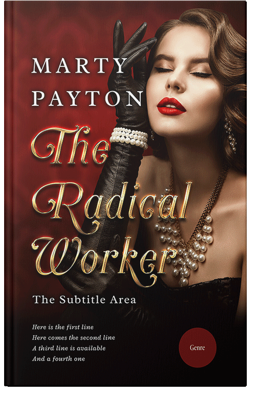 Front view of Graphite #21568 - Premade Historical Book Cover