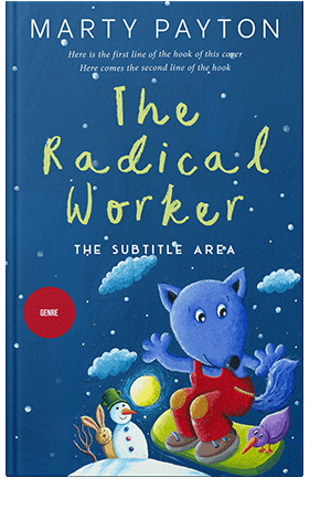 Pre Made Book Cover Venice Blue