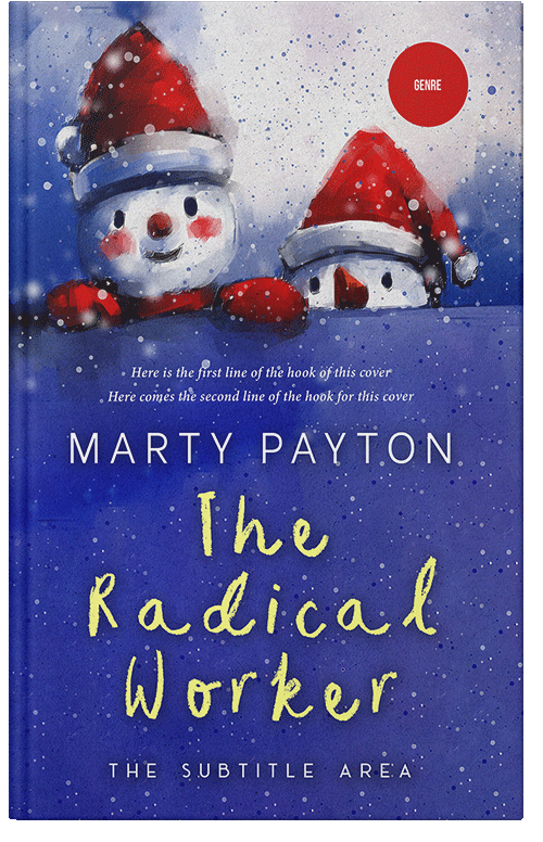 Front view of Premade Children's Book Cover - Sapphire