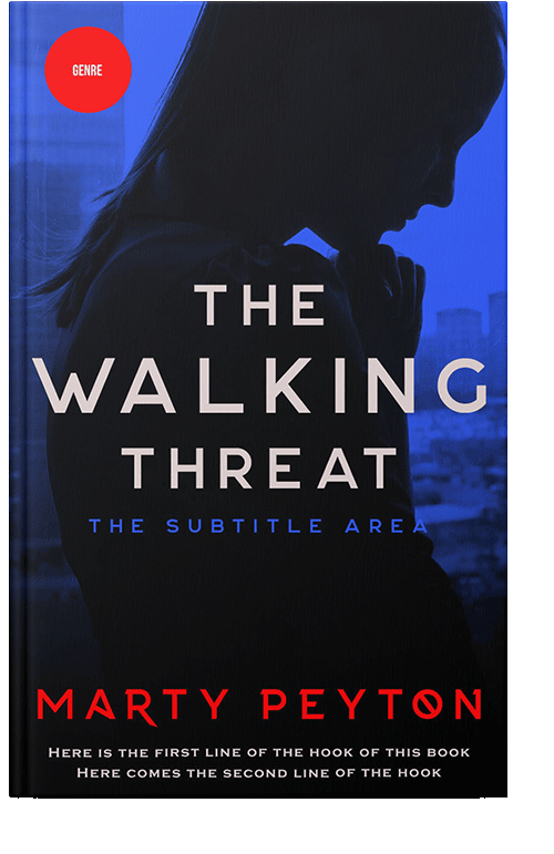 Front view of Ebony #21589 - Premade Mystery & Thriller & Suspense Book Cover | BookCoverZone