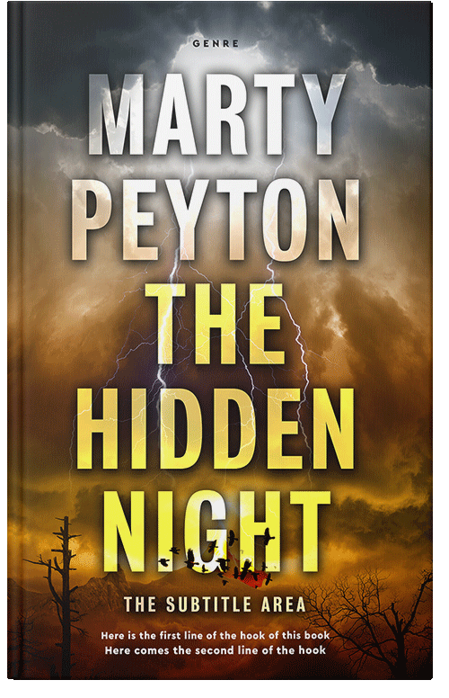 Front view of Dallas #21596 - Premade Apocalyptica Book Cover