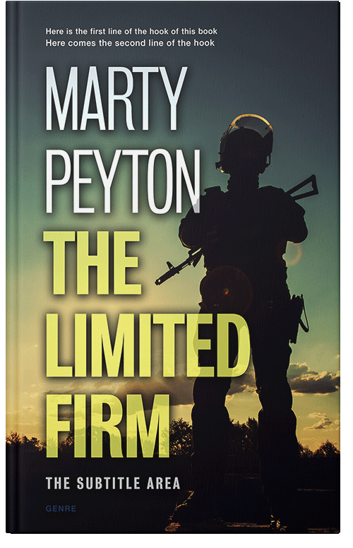 Front view of Deco #21607 - Premade Action & Adventure Book Cover