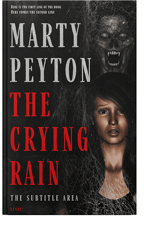 Front view of Contessa #21622 - Premade Horror Book Cover