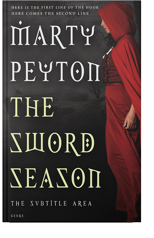 Front view of Thunder #21630 - Premade Historical Book Cover