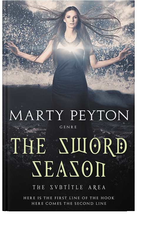 Front view of Sisal #21634 - Premade Fantasy Book Cover