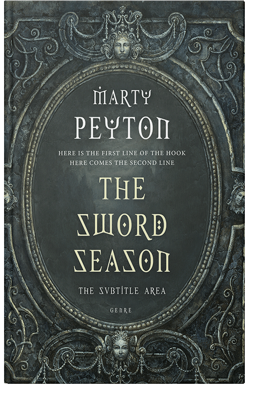 Front view of Cape Cod #21640 - Premade Fantasy Book Cover