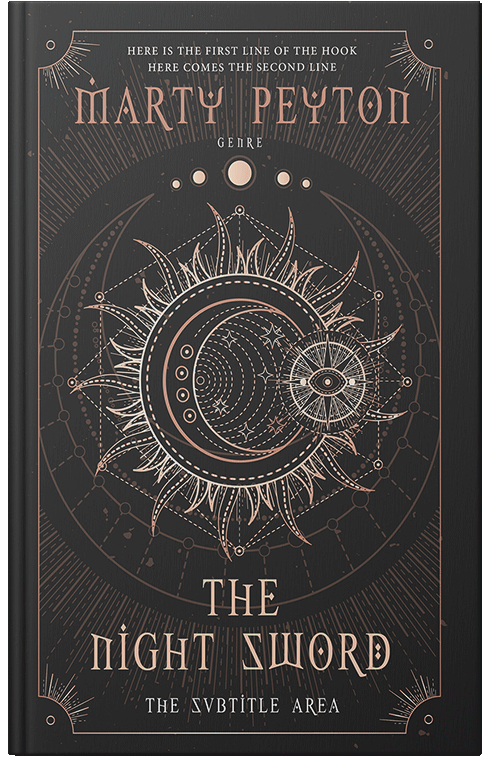 Front view of Dune #21644 - Premade Fantasy Book Cover