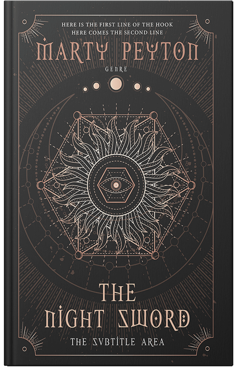 Front view of Premade Fantasy Book Cover - Dune