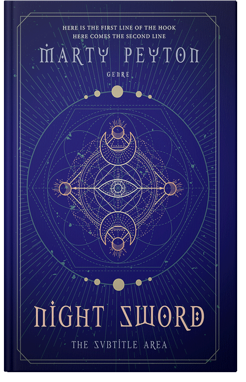 Front view of Arapawa #21648 - Premade Fantasy Book Cover