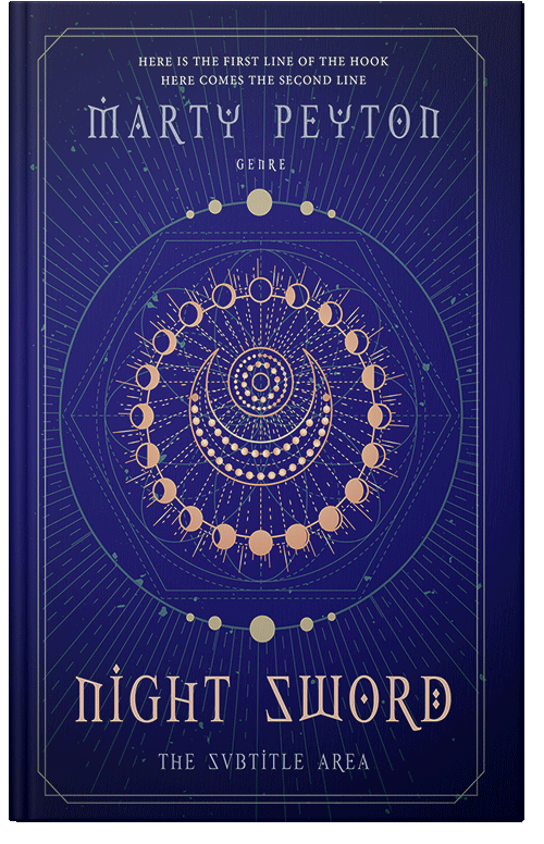 Front view of Arapawa #21649 - Premade Fantasy Book Cover