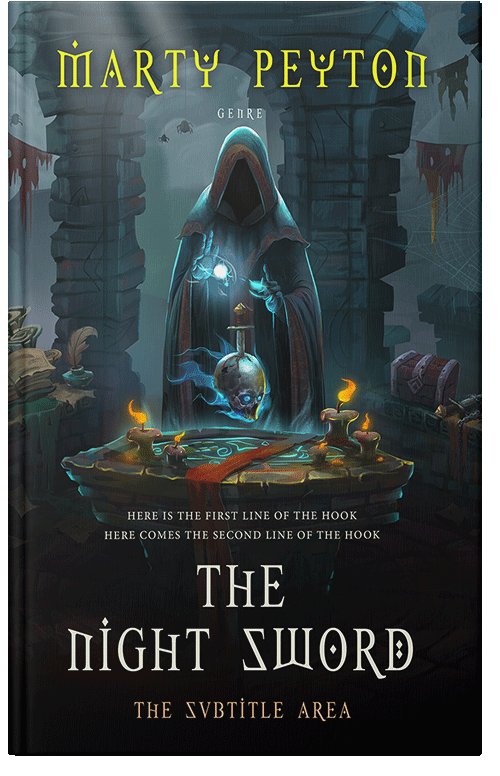 Front view of Premade Fantasy Book Cover - Bunker