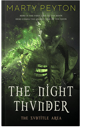 Pre Made Book Cover Hunter Green